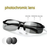 Photochromic Sunglasses Men Fashion Driving Sun Glasses Male Changed Color Eyeglasses Day Night Vision Driver's Eyewear UV400