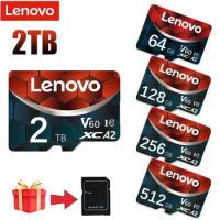 Original Lenovo Memory Card 128GB 256GB 512GB 1TB 2TB High Speed Micro TF SD Card For Nintendo Switch Ps4 Ps5 Game SD Card