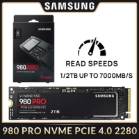 SAMSUNG 980 Pro 500G 1TB 2TB NVMe SSD PCIe 4.0 M.2 2280 Disk Drives for PS5 PlayStation5 Laptop Mini PC Notebook Gaming Computer