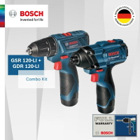 博世 GDR 120-LI + GSR 120-LI 雙機超值優惠組 附原廠 2.0Ah雙電池以及充電器 - 原廠保固