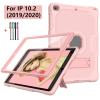 Pencil holder Shockproof Case For iPad Air 4 10.9" Stand Cover for iPad Pro 11 2020 2018 Case for New iPad Pro 11 2021 Kids+pen