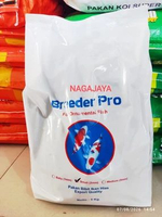 Breeder Pro 2 mm 5 kg Makanan Pelet Ikan Koi Pakan Ikan Mas Pelet Koi 2mm