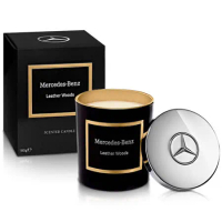 Mercedes Benz 賓士 木質與皮革頂級居家香氛工藝蠟燭(180g)-短效品-效期至2025.12