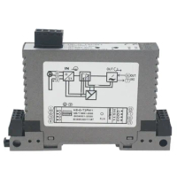 12-24VDC In PT100/PT1000 Out 4-20mA/0-5V/0-10V Isolation Module Transmitter Temperature Control Thermistor DIN Rail