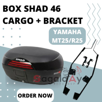Promo Paket Box SHAD 46 SH 46 dan Bracket SHAD YAMAHA MT 25/R25