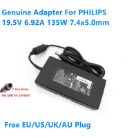 Genuine 19.5V 6.92A 135.0W 7.4x5.0mm ADP-135NB B Power Supply AC/DC Adapter For PHILIPS AOC LCD Monitor Charger