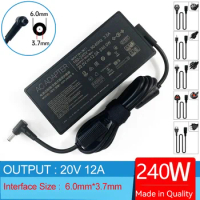 20V 12A Laptop AC Adapter Charger for ASUS ZenBook Pro Duo 15 UX582ZM UX582HS UX582ZW G533QS UX582 UX582HM UX582