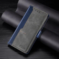 Hit Color Flip Magnet Cover On For Xiaomi Redmi Note 8 9 Pro 8T T Note8 Note8T 64/128 GB Retro Leather Wallet Book Phone Case