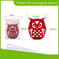 Double-sided Laser Tablet Strong Reflection High Reflection 10 Pieces Farmland Garden Supplies Owl Flash Sticky Reflective