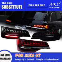 AKD Tail Lamp for AUDI Q7 LED Tail Light 2006-2015 Q7 Rear Fog Brake Turn Signal Automotive Accessories