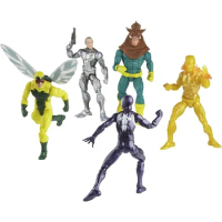 Marvel Legends Spiderman Silvermane Human Fly Molten Man Razorback Action Figure Collectible Ornaments Model Movable Joints Gift