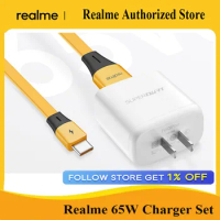 Original Realme Charger 65W Super Dart Quick Charge Adapter GT NEO 2 2T GT2 Pro X7 for OPPO Reno 6 7 Oneplus 9RT 9 Nord No Box