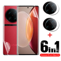 6in1 Front Back Hydrogel Film For vivo X90 Pro Plus Camera Lens Screen Protector vivoX90 Pro+ X 90 ProPlus 5G Film Cover 6.78in