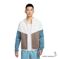 Nike 連帽外套 男裝 防潑水 反光 白棕藍【運動世界】HV8222-121