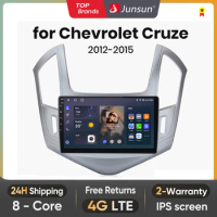 Junsun V1 AI Voice Wireless CarPlay Android Auto Radio for Chevrolet Cruze 2012-2015 4G Car Multimedia GPS 2din autoradio