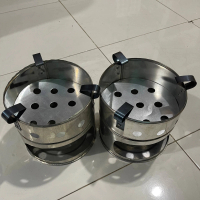 Kompor anglo tungku arang briket dan kayu bakar