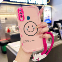 Casing Hp untuk VIVO Y12 Y15 Y17 Y11 2019 Y12i Y3 Y3s 2020 Case Casing Wajah tersenyum Pola Puff Tal