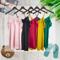 Dress Baju Tidur Wanita Sexy Bahan Dan Kualitas Premium Bahan Satin Satu Tali Adem Dan Dingin Daster