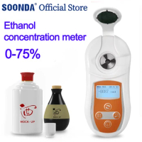 0-75% Digital Alcohol Concentration Meter Ethanol Concentration Tester Liquor Power Tester Only For Alcohol Without Color Test