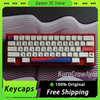 KuroCrowAyond Keycaps Korean Mechanical Keyboard Keycaps Set PBT Cherry Height Key Caps Wooting Pc Gamer Accessories Gifts