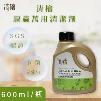 【清檜Hinoki Life】抗菌驅蟲萬用清潔劑 600ml/瓶-4瓶