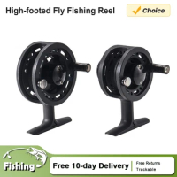 Fly Fishing Reel Front Fishing Reel50mm/60mm Hand Rod Reel Ice Fishing Reel for Fishing Accessories High-footed Fly Fishing Reel