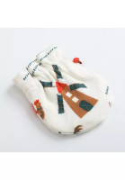 Vauva Vauva FW23 - 女嬰風車全印花棉質手套（白色）