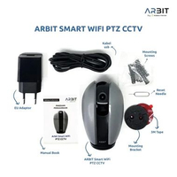 ARBIT Indoor PTZ CCTV Security IP Camera 2K 3MP Wireless NVR Night Vision smart home Varian White