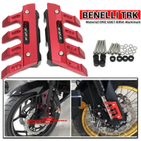 For BENELLI TRK251 TRK125 TRK502 TRK502X Motorcycle Mudguard Front Fork Protector Guard Block Front Fender Slider Accessories