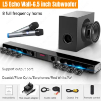 2023 New 5.1 Bluetooth Wireless Sound Bar Karaoke Sound System Tv Soundbar Speakers External Subwoofer For Tv Home Theater Suit