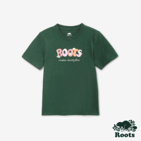 【Roots】Roots 大童- OUTDOOR ROOTS短袖T恤(深綠色)