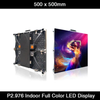 12pcs/lot P2.976 Indoor Rental LED Display Screen 500 x 500mm 1/28 Scan Video Wall