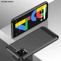 For Google Pixel 4 XL G020P G020 Case Carbon Fiber Shockproof Silicon Bumper Soft TPU Back Cover Phone Case for Google Pixel4 XL