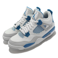 Nike 高爾夫球鞋 Jordan IV G 運動 男鞋 喬丹四代 軟釘 氣墊 避震 防水 球鞋 白 藍 CU9981-101