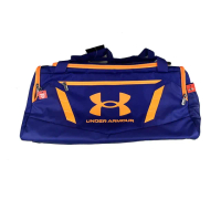 【UNDER ARMOUR】旅行袋55x27x25.7cm約40L藍X橘(1369222468)