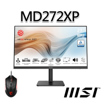 【滑鼠組】msi微星 Modern MD272XP 27吋 螢幕(27/1920x1080/16:9/100Hz)