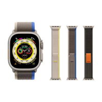 【OMG】Apple Watch Ultra/S9/8/S7/SE 野徑回環式尼龍編織錶帶 運動錶帶(40/41/44/45/49mm)