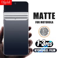 1-3Pcs Matte Hydrogel Film For Motorola G82 G72 G62 G52 G42 G32 G22 G41 G31 Screen Protector For Moto X40 X30 S30 Edge 40 Pro