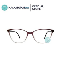 KACAMATAMOO Frame Kacamata Cat Eye Titanium CE-T935 Ringan Nyaman terjangkau dikelasnya Ungu
