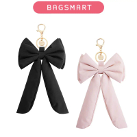 กระเป๋า BAGSMART อุปกรณ์เสริมโบว์เล็ก กระเป๋า Taslon น่ารัก จี้กระเป๋า พวงกุญแจ