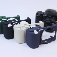 Silicone Armor Skin Case Body Cover Protector Digital Camera Case Bag For Sony ZV-E10 ZVE10
