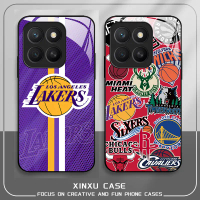 For Honor X8C Los Angeles Lakers LeBron James Stephen Curry Tempered glass phone case Golden State W