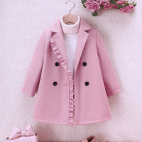 Girls’ New Autumn/Winter Lace Fur Coat (One-Shoulder Design), Foreign Trade Item, Model WT673C