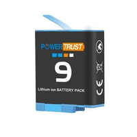 1 pc Rechargeable Battery for HERO10 Black/HERO9 Black,POWERTRUST Official Battery for GoPro Accessory