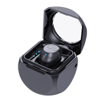Q1 Bluetooth Earbuds Mini Single Ear In-Ear with Charging Case Battery Display Sports Business Earbu