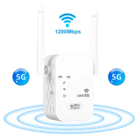 1200 Mbps 2.4G 5Ghz Wireless Booster Repeater 300M WiFi Amplifier 802.11AC 5G Wi-Fi Long Range Extender Access Point