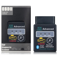 Đầu đọc OBD HH v2.1 Epistar ELM327 Bluetooth OBD2, hỗ trợ thêm và acrylic