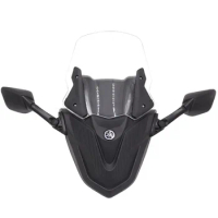 For YAMAHA NMAX155 NMAX 2020 2021 2022 NMAX155 Windscreen Windshield With Front Mask Panel Modified Motorcycle Accessories