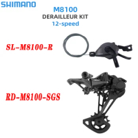 SHIMANO DEORE XT M8100 Mountain Bike 12v groupset 1x12-speed shifter SL- M8100-R rear derailleur RD-M8100-SGS Original