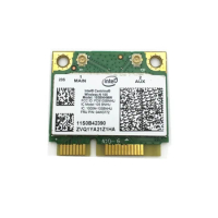 Free Shipping For Intel 105 105BNHMW wireless Network N wifi mini pcie half card 04w3772 for M92SZ EDGE72